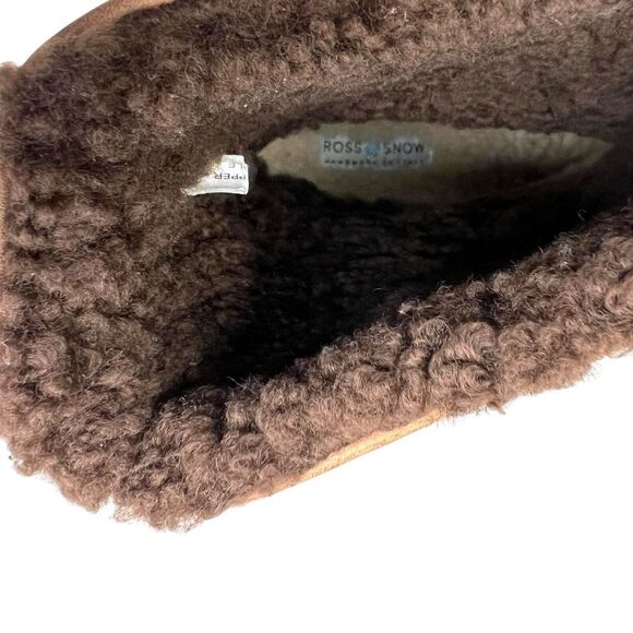 Ross & Snow Womens Boots Cristiana Leather Lamb Snow Waterproof Fur Lining Sz 7 - Picture 7 of 10